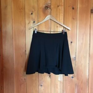 Free People Black Empire Mini Skirt